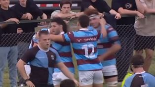 Un comienzo a toda orquesta de Atlético del Rosario con el try de Martín Elías. No pudo mantenerlo luego ante CUBA y sigue peleando abajo en la Urba.