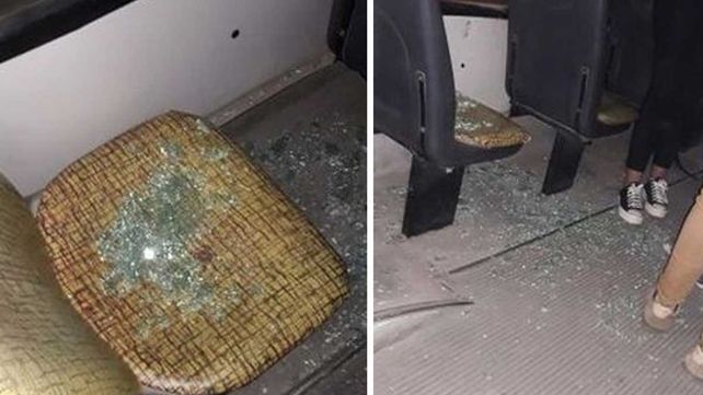 El ultimo incidente en Concepción del Uruguay afecto a un niño sentado en el colectivo.
