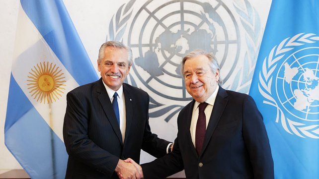 Alberto Fernández se reunirá hoy con el secretario general de ONU