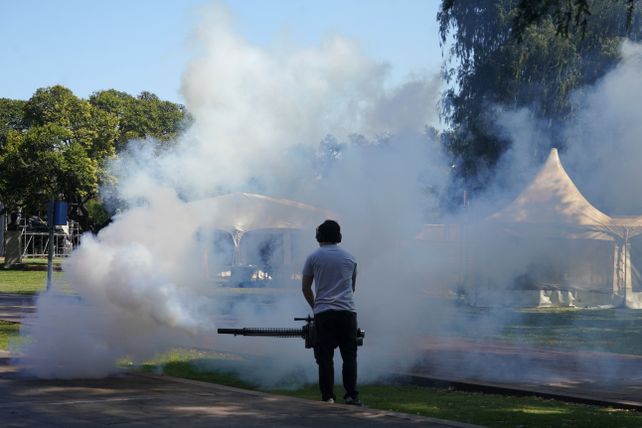 El municipio sigue fumigando espacios públicos y realiza tareas preventivas para contrarrestar la reproducción de mosquitos y la proliferación del Aedes Aegypti