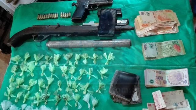 El camión estaba en una vivienda de la zona sudoeste de Paraná con drogas y armas