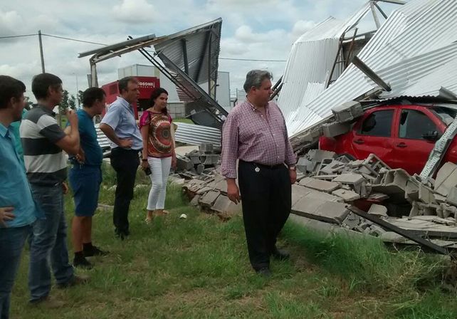 La provincia gestiona ayudas financieras para empresas damnificadas por el temporal en Rafaela