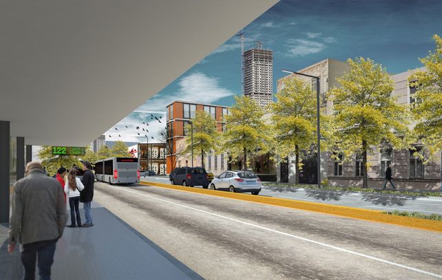 El intendente recorre la obra del Metrofe sobre Blas Parera