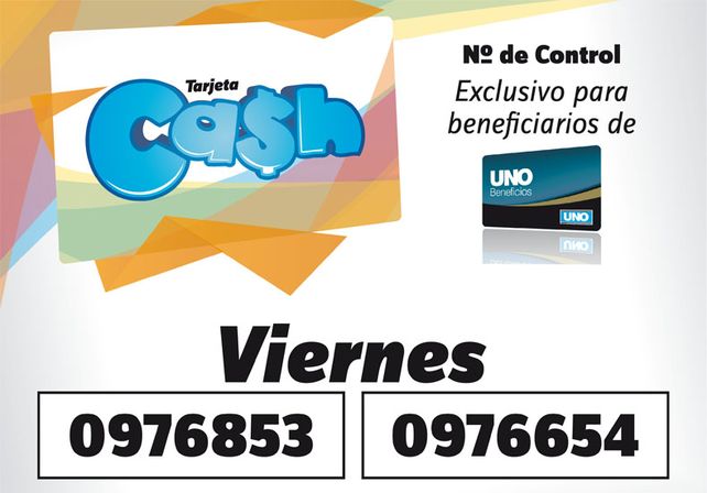 Estos son los números de la tarjeta CASH de la semana del 22 al 26 de junio