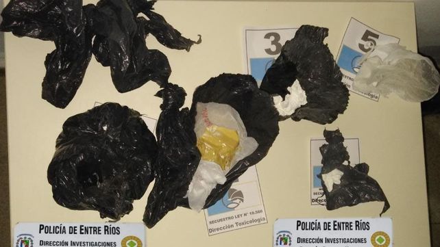 La droga dfue encontrada en barrio La Milagrosa de&nbsp;Paraná.
