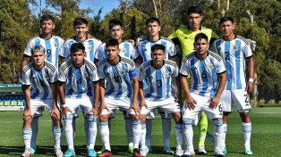 Froilán Díaz fue titular en la derrota amistosa de la Selección Argentina Sub 17