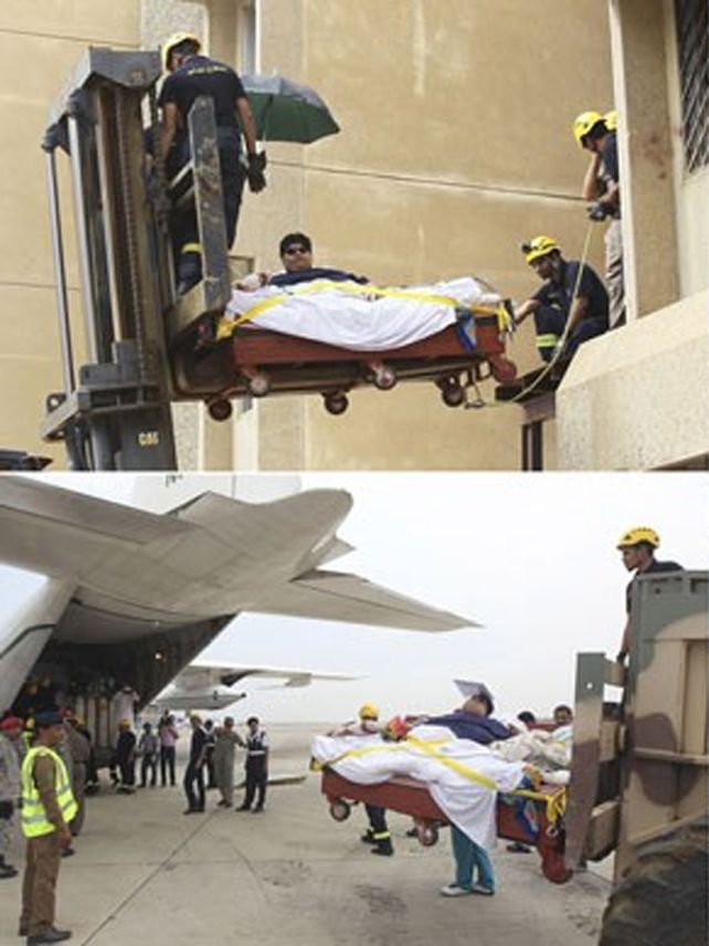 Hospitalizaron a un hombre que pesa más de 600 kilos