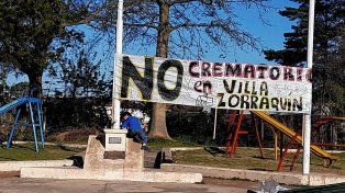Los vecinos de Villa Zorraquín instisten con la paralización de la obra del crematorio.