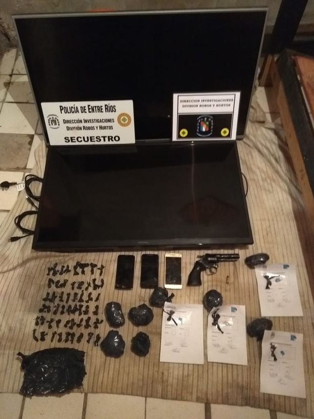 Lista para comercializar. La droga estaba preparada para ser vendida en la zona.