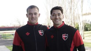 Luca Regiardo y Franco Escobar, expusieron sus sensaciones antes de que Newells se traslade a Los Cardales para una nueva etapa de la pretemporada.