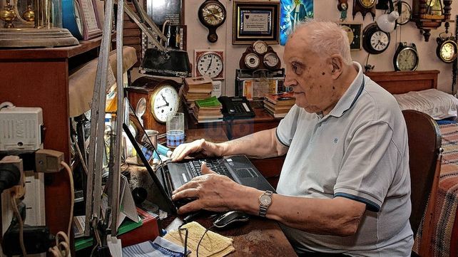 El padre Agustín Kaúl y sus 55 años en las patronales de Santa Teresita