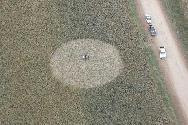 Una huella mística sorprendió a un chacarero cordobés en Las Perdices