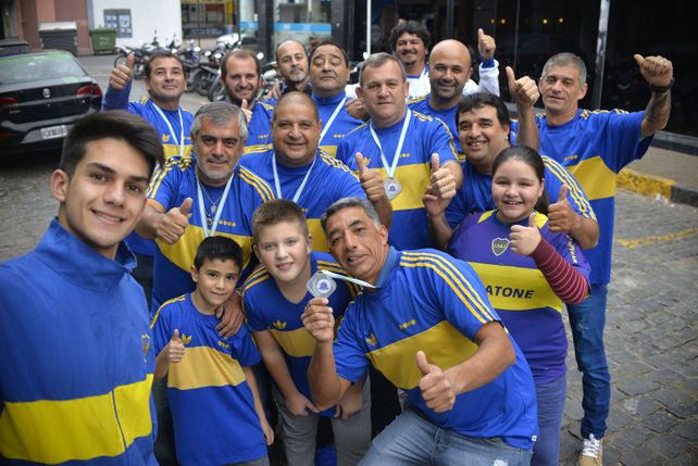Salió la selfie de Boca Juniors.