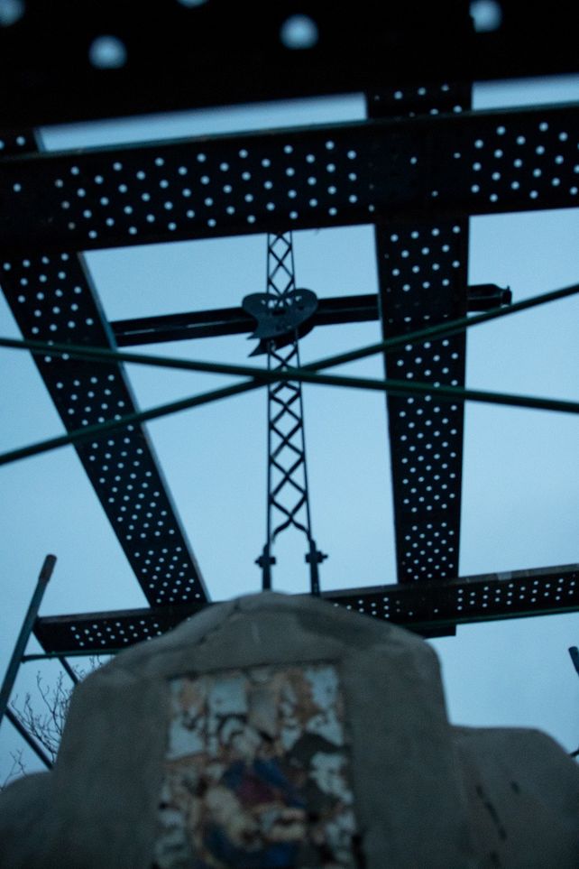 Restauraron la histórica cruz de la colonia, un símbolo de Timbúes