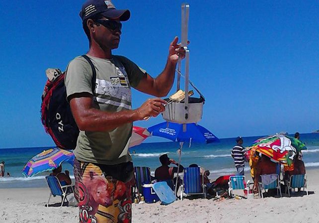Muchos santafesinos aprovecharon la belleza de las playas brasileras.