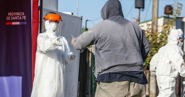 En Santa Fe el último promedio es de un positivo cada 35 segundos.