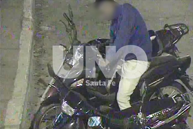 Las Cámaras de Seguridad permitieron detener al ladrón de una moto