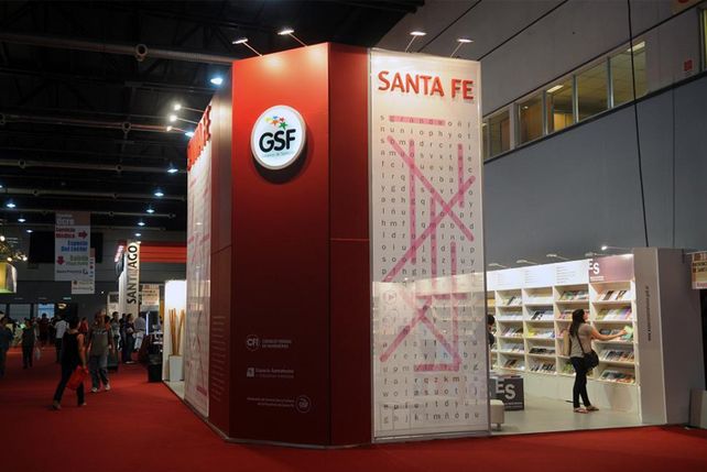 El stand de la provincia de Santa Fe en la feria del año pasado.