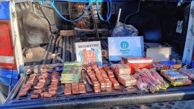 Operativos de controles de pirotecnia en la ciudad