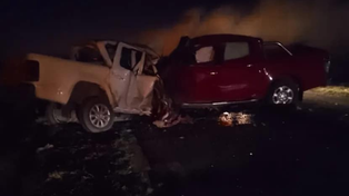 Mueren los dos conductores en un accidente vial ocurrido entre Chañar Ladeado y Beravebú.
