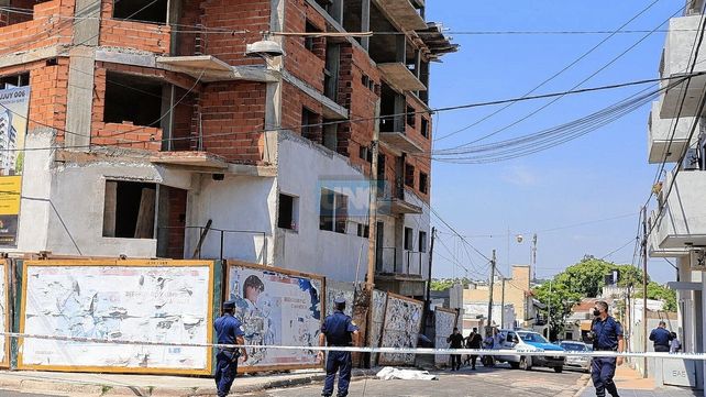 Desde la UOCRA se refirieron a la muerte de Juan Domingo Lemos en el edificio en construcción.