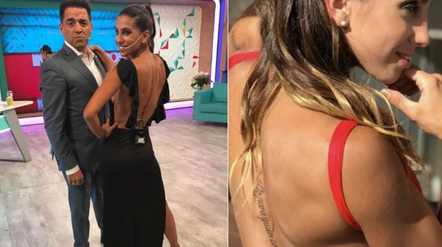 El nuevo y enorme tatuaje de Cinthia Fernández en la columna vertebral