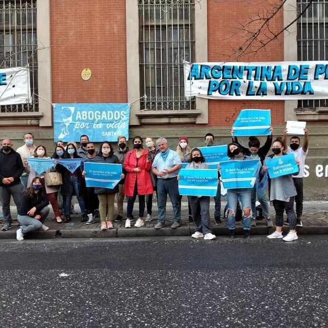 La manifestación celeste del año pasado.