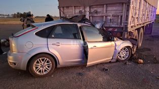 Accidente fatal en la autovía 19, ingreso Santa Clara de Buena Vista