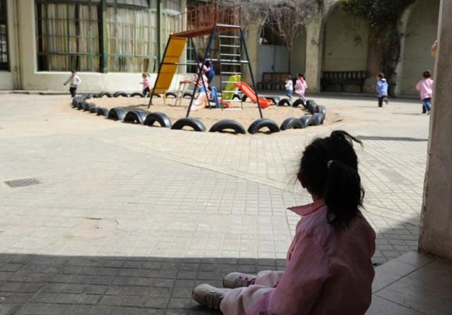 En soledad. Los chicos son alejados de sus familias para preservar sus derechos. En esa situación hay más de 20 que tienen menos de cuatro años.
