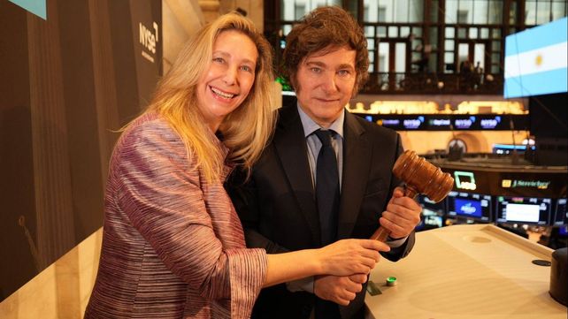 El presidente Javier Milei y su hermana Karina.&nbsp; 