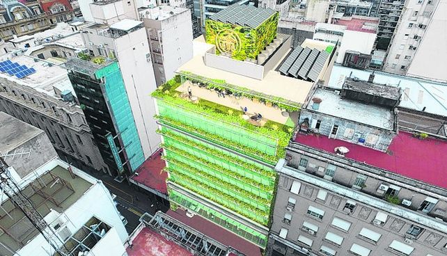 polémica. Así quedará el edificio de Corrientes y Santa Fe.