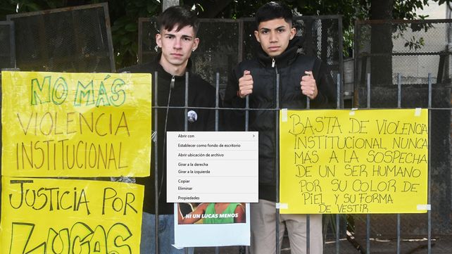 Julián y Joaquín Zúñiga, dos de los tres sobrevivientes a la balacera en la que policías porteños asesinaron a Lucas González. 