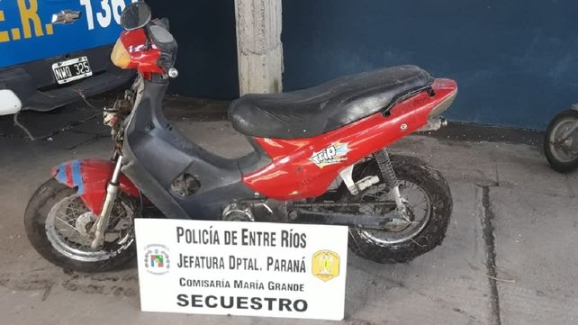 Robo de motos: recuperaron cinco en 24 horas
