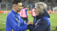 Di María fue homenajeado en la previa y la bienvenida se la dio otro campeón del mundo