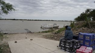 Parte de los trabajos realizados. Se prevé que las tareas en la costa rosarina estén finalizadas en 15 días.