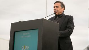 El ministro de Transporte de la Nación, Diego Giuliano, presentó el Sistema Alerta Automotor en Rosario.&nbsp;