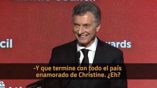 Macri: Espero que el país se enamore de Christine Lagarde