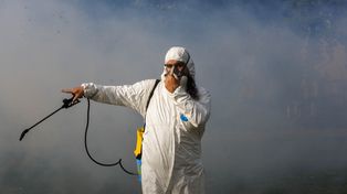 El municipio intensifica la campaña de fumigación para combatir la aparición de mosquitos.
