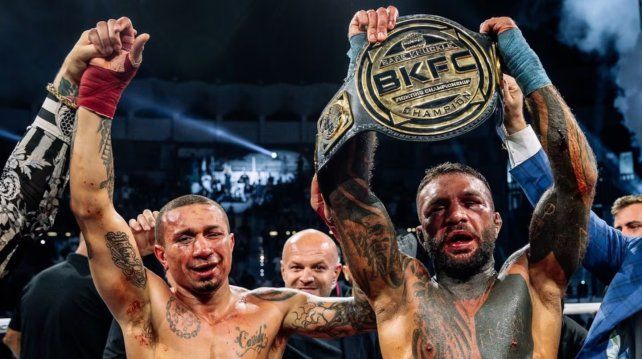 Franco Tenaglia, campeón mundial argentino en BKFC