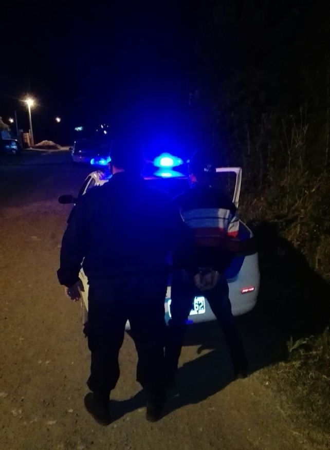 Detenido. Por las fiestas clandestinas hubo situaciones de violencias
