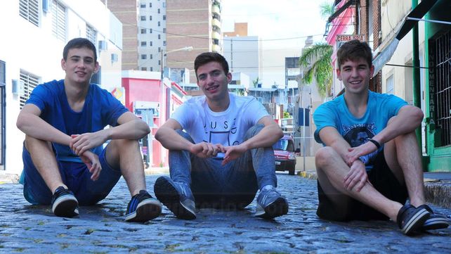 Los tres chicos de Paraná coincidieron en que la experiencia fue única e inolvidable. &nbsp; 