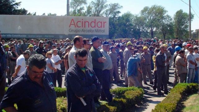 Acindar vuelve a parar su planta en Villa Constitución por el derrumbe de las ventas
