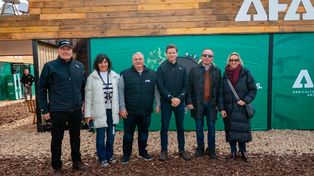 Referentes Giorgi, Agroactiva y el presidente de AFA unidos bajo la bandera de Giorgi.
