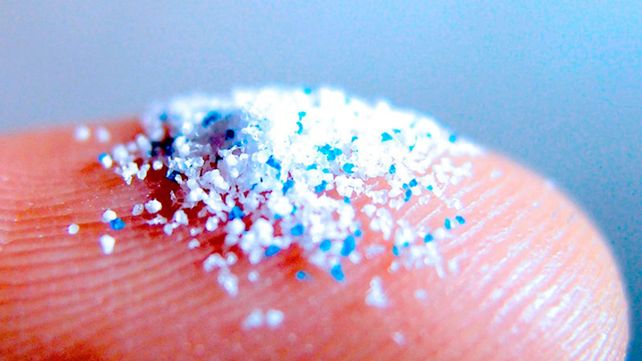 Material triturado. Las micropartículas son más pequeñas e imperceptibles a la vista.