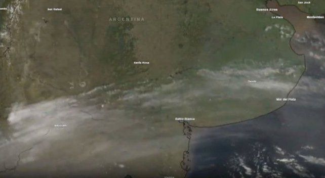 La gran nube de polvo que afecta a Buenos Aires no llegaría a Rosario