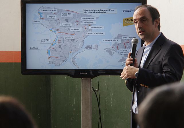 Desagües: José Corral presentó un plan especial de obras