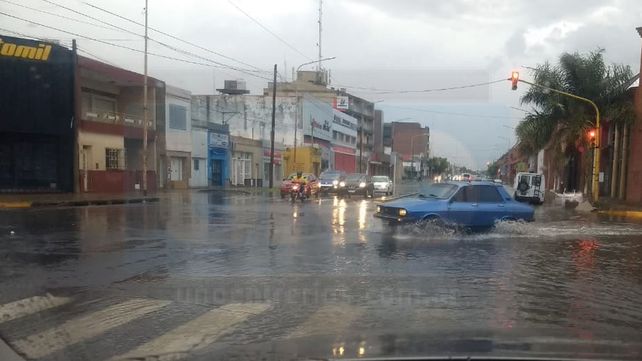 Paraná: árboles caídos y viviendas anegadas por el temporal