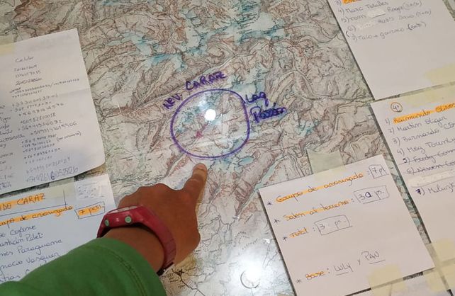 Labores de rescate tras el accidente mortal de Ian Shwer y Juan Pablo en el Nevado Caraz (Perú)&nbsp; &nbsp; &nbsp; &nbsp; &nbsp; &nbsp; &nbsp; &nbsp; &nbsp; 