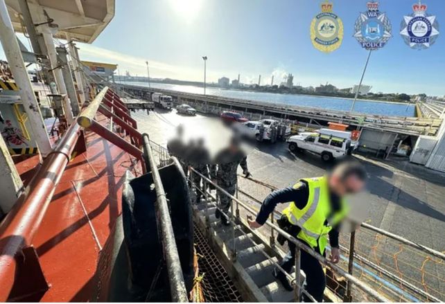 Hallaron en Australia casi una tonelada de cocaína dentro de un barco que pasó cerca de Rosario