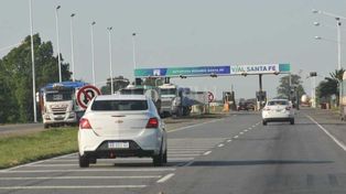 La autopista a Santa Fe, con nuevas tarifas de peaje.